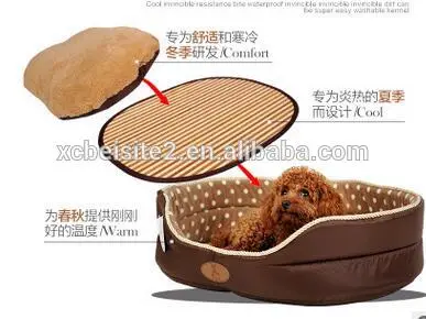 CY112 Soft Warm Indoor Portable Pets Dog Puppy Cat Bed Plush Cotton Mat kennel Luxury Pet Bed