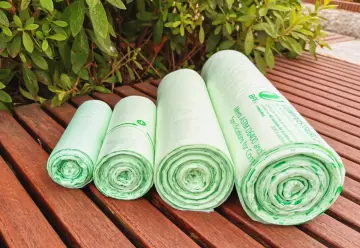EN13432/BPI Certified Biodegradable Food Bin Bags