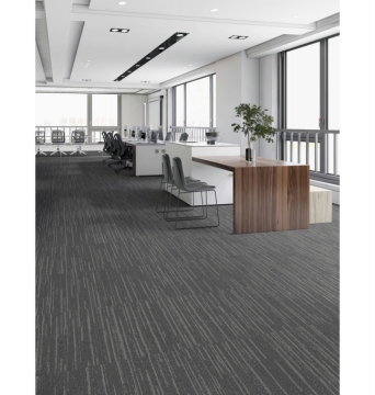 Eco-Friendly Nylon Square Carpet Tile 50*50 PE Backing Fire Retardant