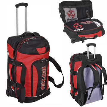 Big Rolling Wheel Trolley Travel Luggage Backpack Bag (TTB0126)
