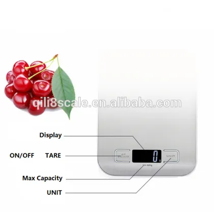 Food weighing type accurate 5kg kitchen digital scales