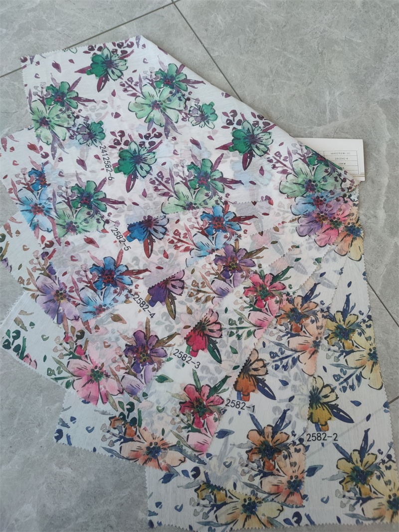 Kain Chiffon Crepe 50d 50D Crepe Chiffon Cloth