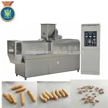 corn puffing hollow tube snack machine