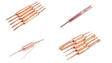 Copper filter drier in the refrigerator