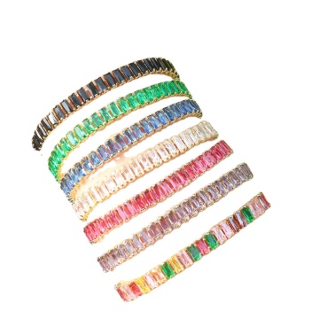 Stile in stile colorato zirconia diamond femminile bracciale