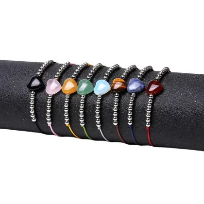 Latest High-Quality Yellow Jade Adjustable Handmade Gemstone Bracelet