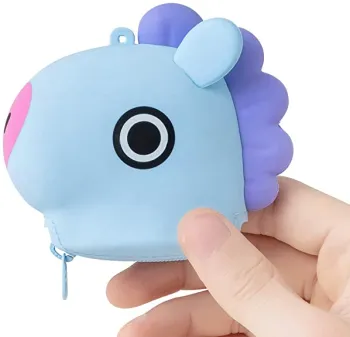 Custom Cartoon Silicone Coin Wallets Coin Purse