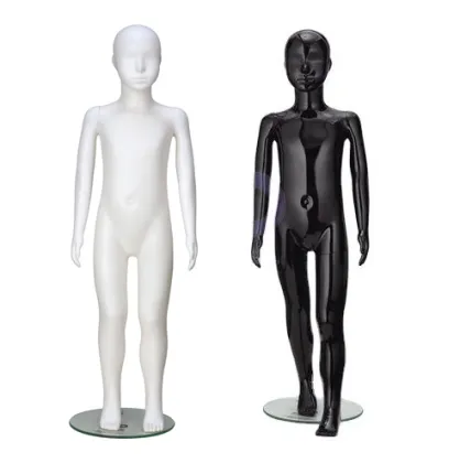 Black Full Body Kids and Boys Mannequins for Clothing Display
