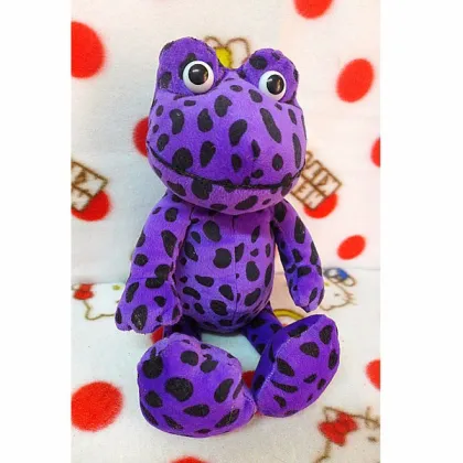 Dotted Colorful Frog Plush Big Frog stuffed Green Frog Plush Toy