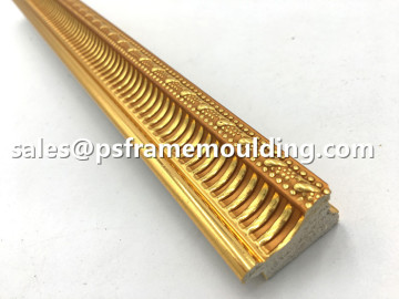 plastic golden decorative photo frame strips