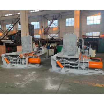 Hydraulic Auto Scrap Iron Shavings Chips Metals Compactor