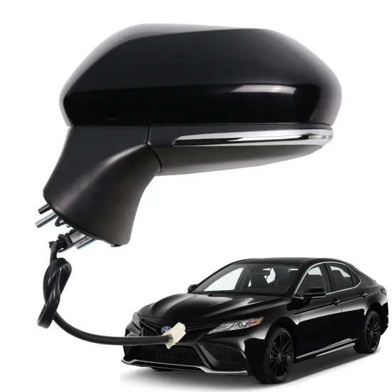 Car Door Mirror with Power, Lamp, and Heated Functions for Toyota Camry 2018+