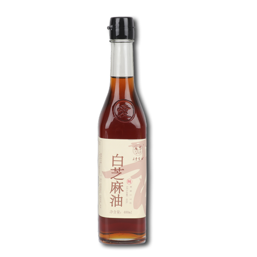 400ml Pure White Sesame Oil Stone Malling Sesame Seame Semillas Aceite 참기름 Huile de Sésame