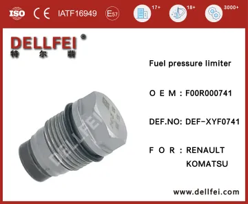 Fuel Pressure Relief Valve F00R000741 for RENAULT,KOMATSU