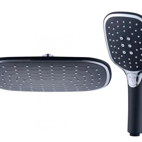 ABS plastic 3 inch high pressure rainfall shower heads