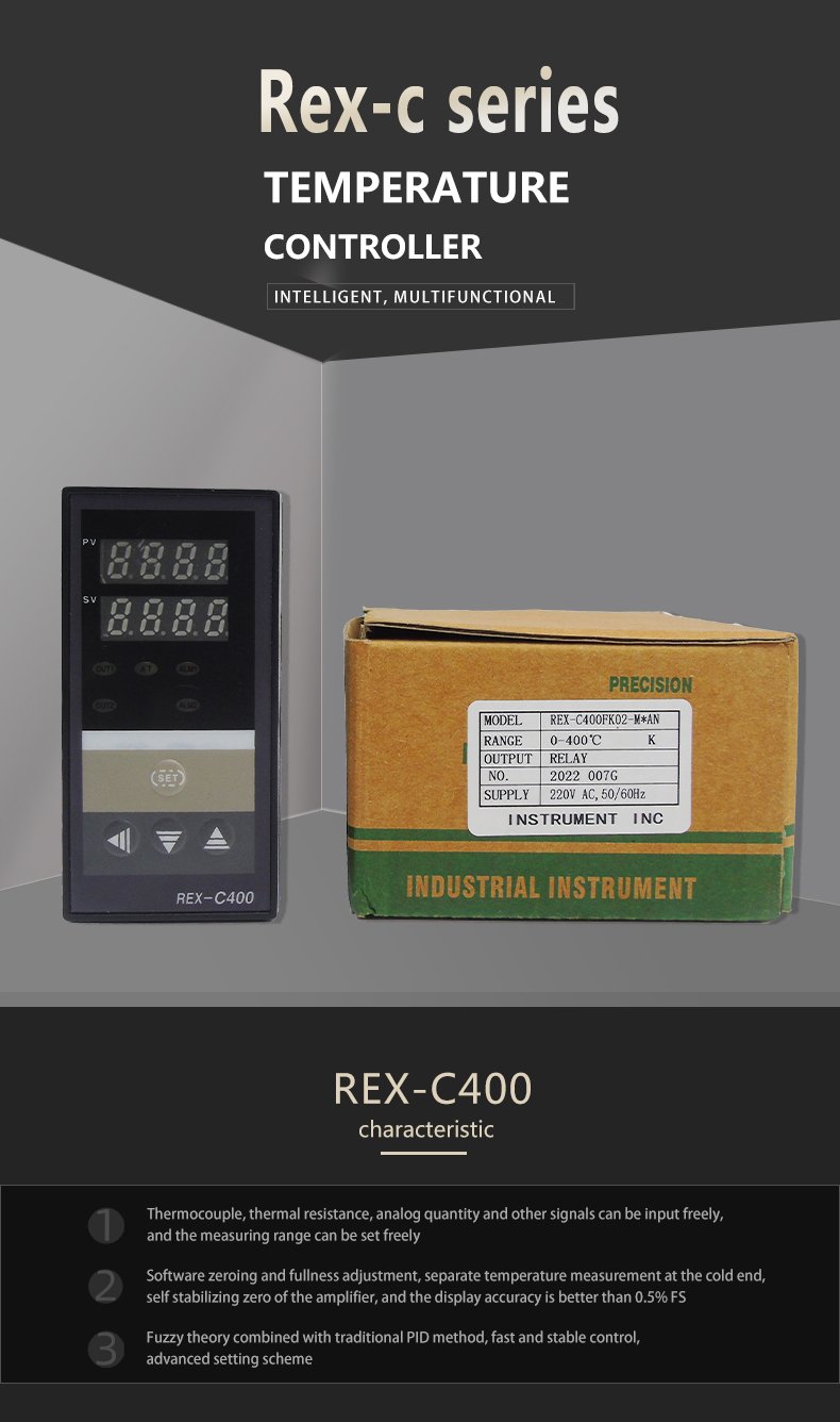 Rex-c Series Temperature Controllers For Pt100, K, And S Types, High ...