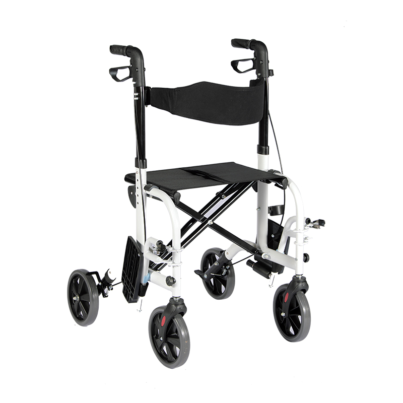 Chaise de trains pour réhabilitation pliable Rollator léger et fauteuil roulant pour adultes TRA08