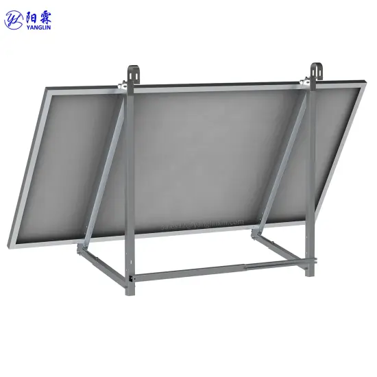 Balcony Power Station Railing Assembly Set - 1 Module Mounting Bracket Kits