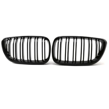 Gloss Black Double Line Nierrooster voor BMW 2 -serie F22 F22 Front Grille