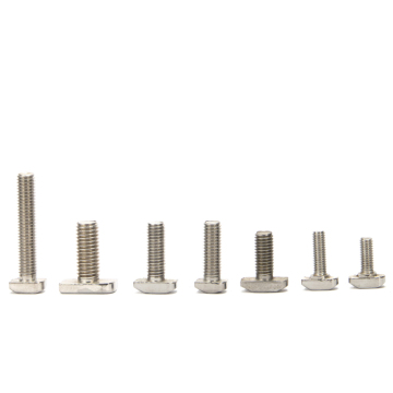 High-Quality Hammer Head Aluminum Extrusion Half Channel Bolts and Stainless Steel T Type Fasteners