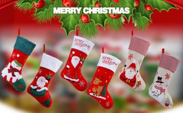 Christmas stocking gift bag