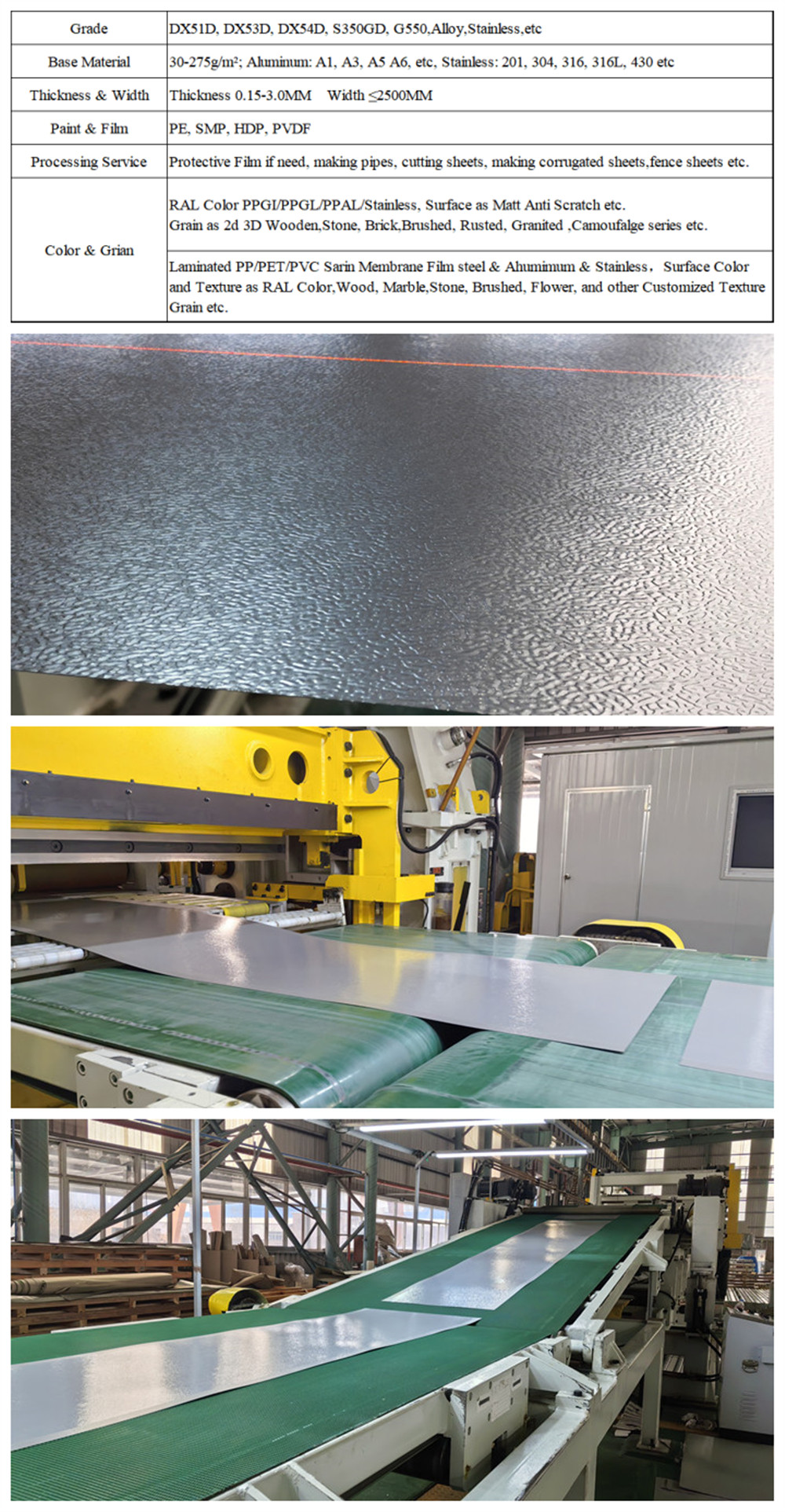 laminated metal for home use