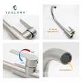 Hot Sale Kitchen Faucet - Single Hole CUPC Certified, Brushed Rose Gold Finish with Long Neck Design - OEM Kitchen Sink Tap