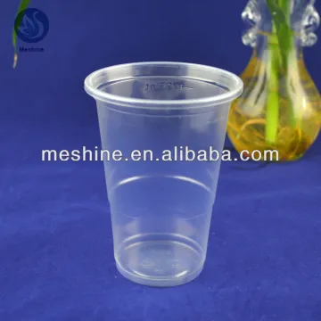 Disposable plastic water cup