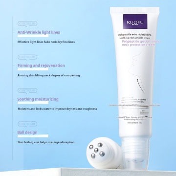 Ruofu -Handelsmarktlabel Polypeptid -Feuchtigkeits -Nackencreme