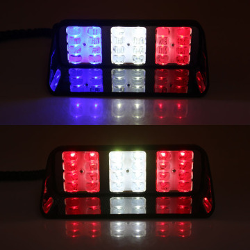 24 LIDLED SUCTER-TYPE STROBE AVISO LIGHT para pára-brisa de carro