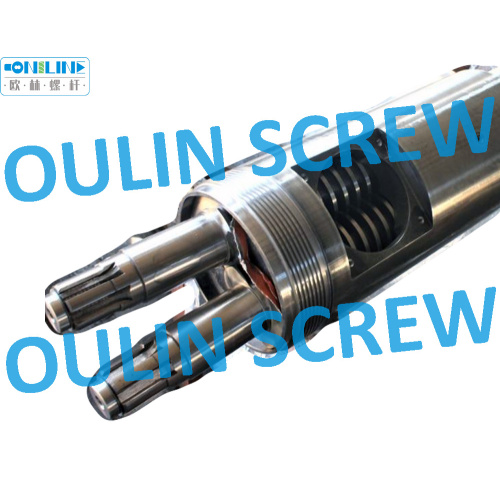 55/120 Double Conical Screw and Barrel