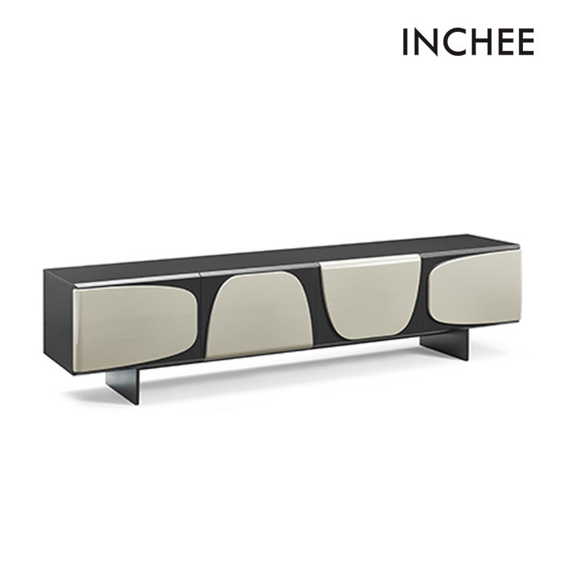 Stylish Beautiful Black Modern Living Room TV Cabinet