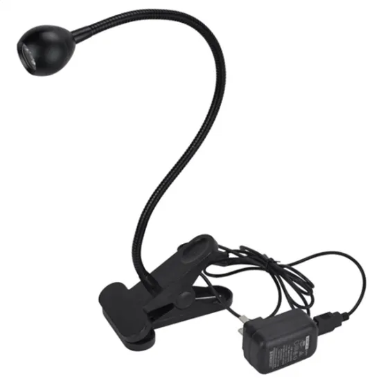 Portable Light LED Gooseneck Table Lamp With Clip