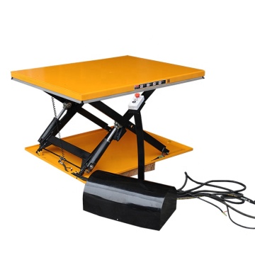 2 Ton Scissor Lift Stationary Hydraulic Platform with Wheels