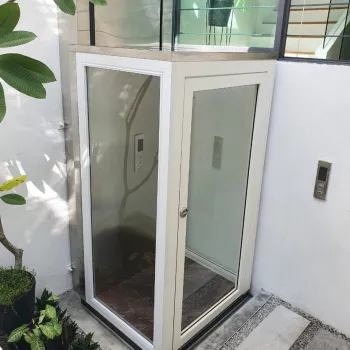 Indoor Outdoor Vertical Hydraulic Lifts for Residential Buildings