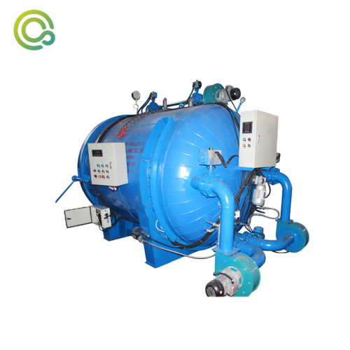 Tanque de vaporização de fio têxtil a vácuo horizontal industrial