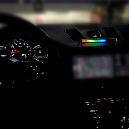 Voice-Controlled RGB LED Music Light for Car Interior Modification