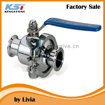 Stainless Steel Sanitary portable 2-piece Ball Valve