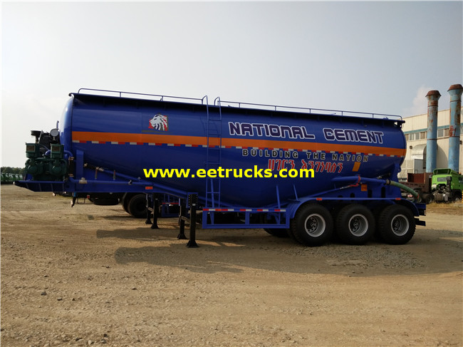 35-60cbm Bulk Powder Tank Trailers