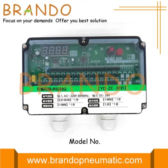 30 Channel 24V Bag Filter Sequential Timer Controller