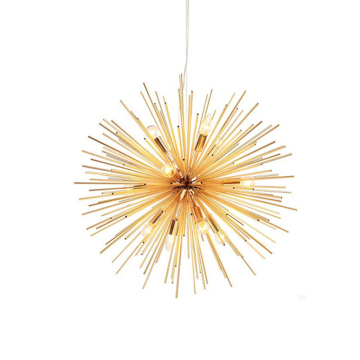 Golden Dandelion LED Chandelier Ceiling Light