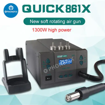 Original Quick 861X Intelligent Digital Display 1300W Hot Air Gun BGA Desoldering Rework Station