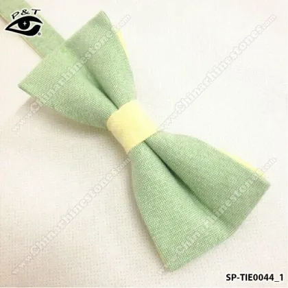12x7CM Macaron Color Cotton Bow Tie Women assorted color bow tie