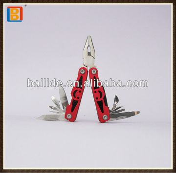2017 New Hot Sale Mechanical Mini Types of Folding Multifuntion Hand Pliers Tools