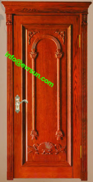 glass wooden door 