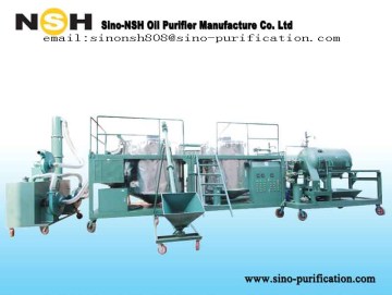 GER used engine diesel hydraulic base oil regeneration system
