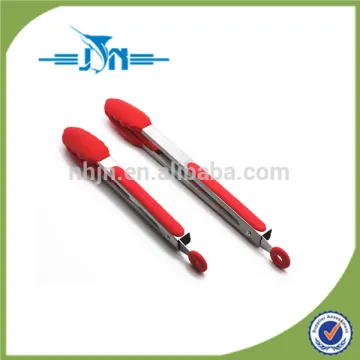 hot sale silicone food tong with stainless steel handle