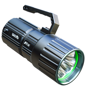 WARSUN JG150: High-Power 50,000 Lumen Aluminum Alloy Torch with IP65 Rating and Type-C Charging Port for Search & Rescue Operations