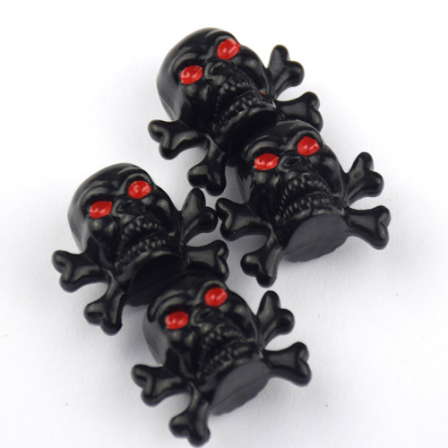 Car Tire Valve Skull Shape Tire Valve Cap