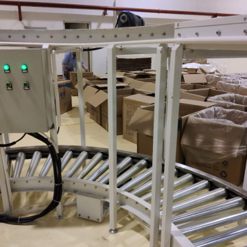 High Quality Gravity Curved Roller Conveyor System